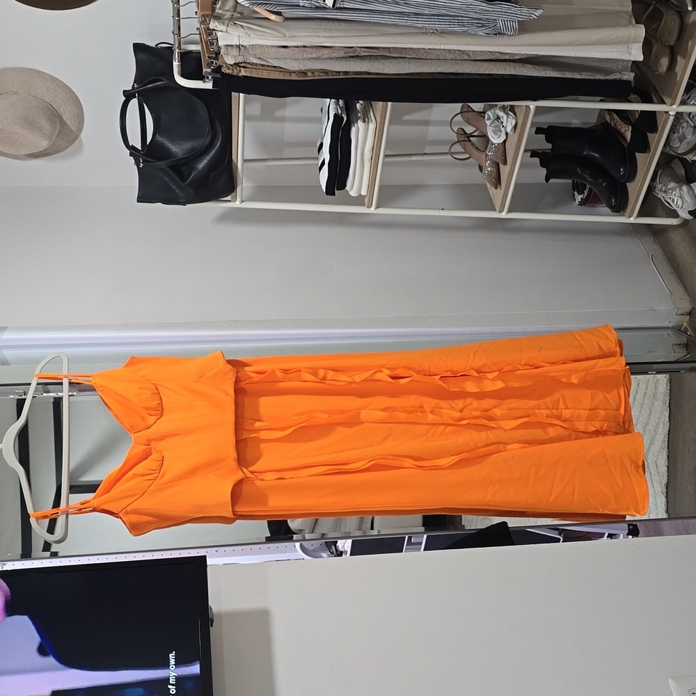 Oh Polly Dress Tangerine